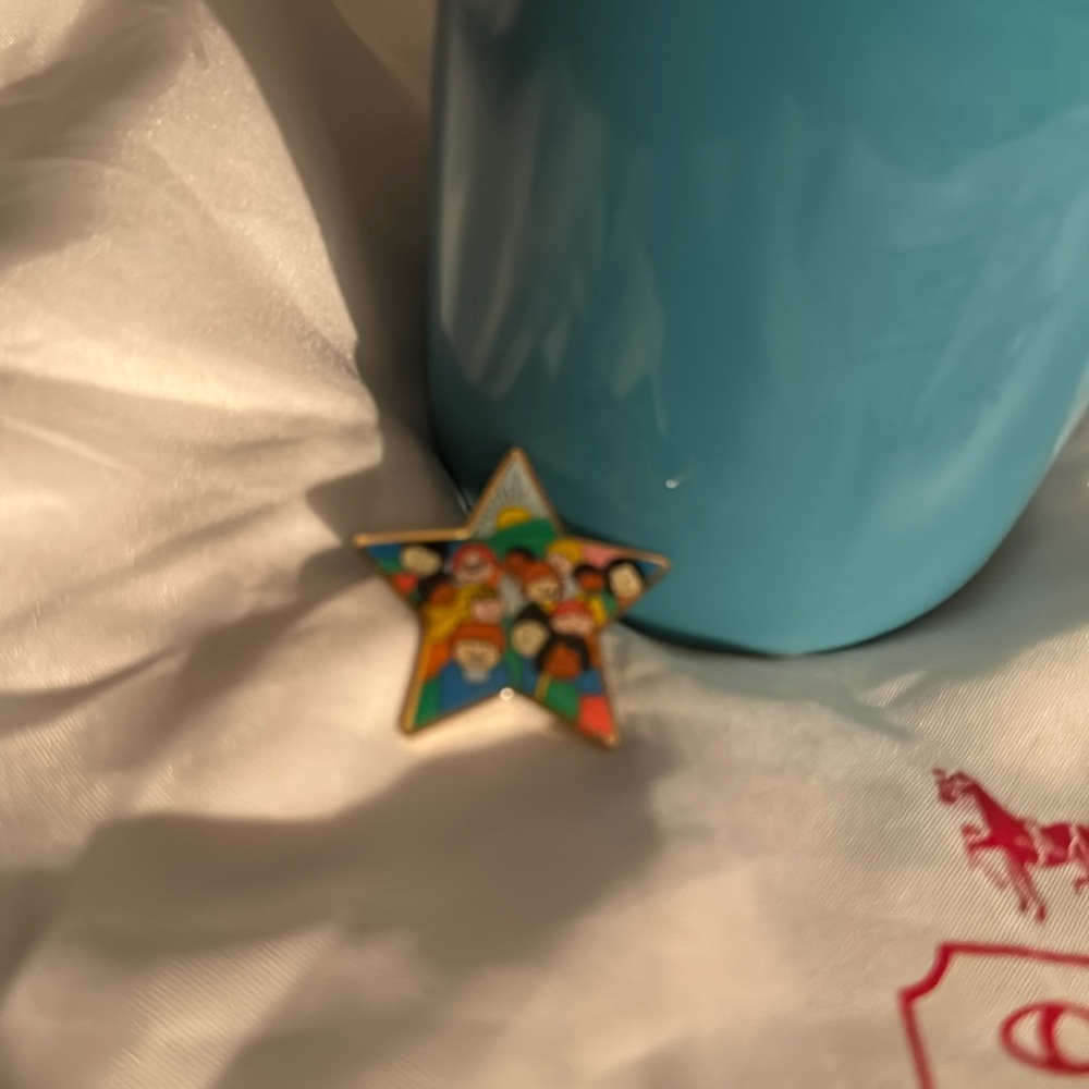 5/$15 People star sun sunshine pin